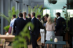 The Roost Thames Tower Biophilic Design Terrace Nature Wellbeing Office Culture Event Amenity Space