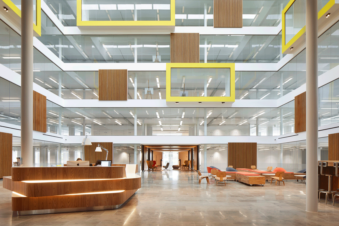 The Charter Building Atrium Design - Interiors, Uxbridge, London