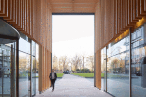 Davidson House Passageway Forbury Square Timber Natural Materials Office Reading